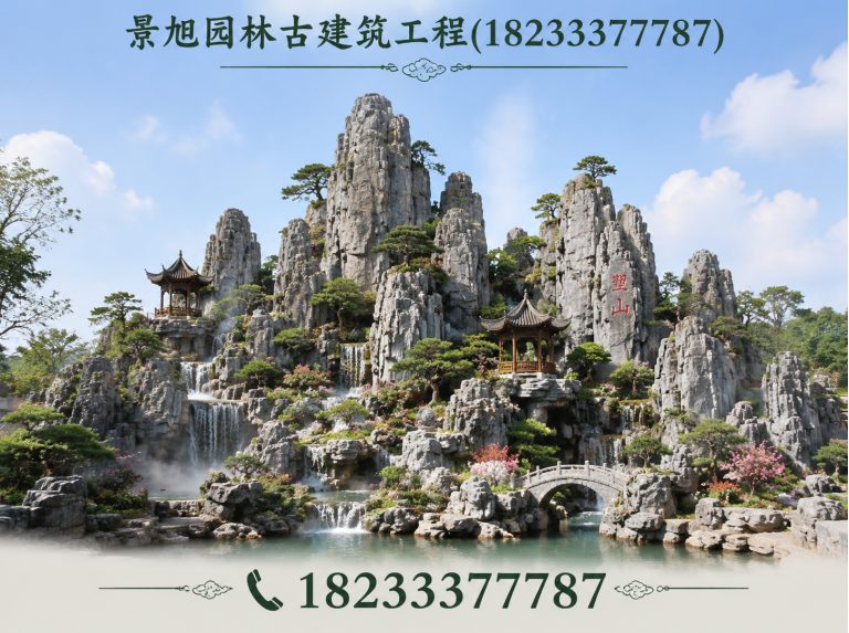 莲池区景旭园林古建筑工程展示图