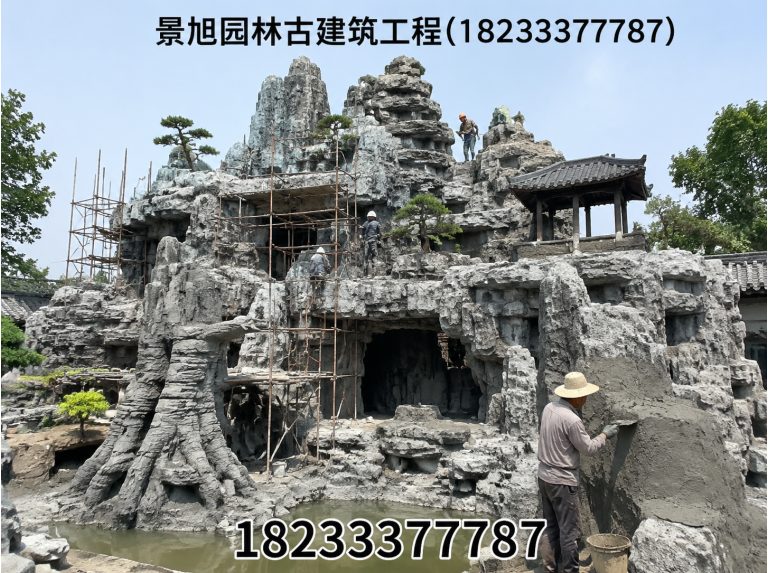莲池区仿古牌楼展示图